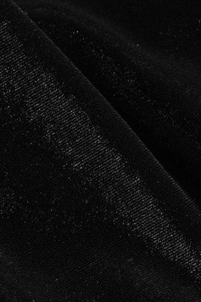Robe bustier noire en velours et tulle détail jupe gracieuse
