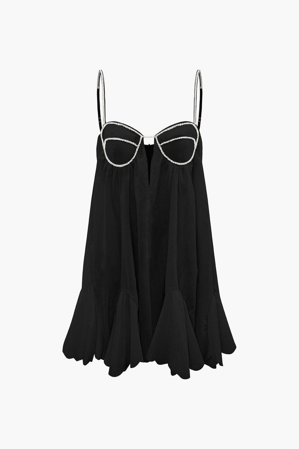 Mini robe blanche vue d'ensemble pureté