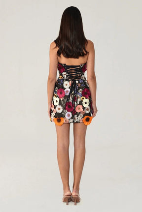 Mini robe fleurie délicatesse