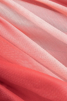 Robe moulante effet dégradé rouge lune