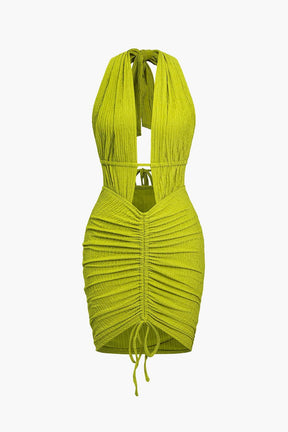 Mini robe soirée vue trois quarts lune