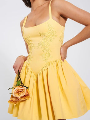 Mini-robe tendance printemps crystal