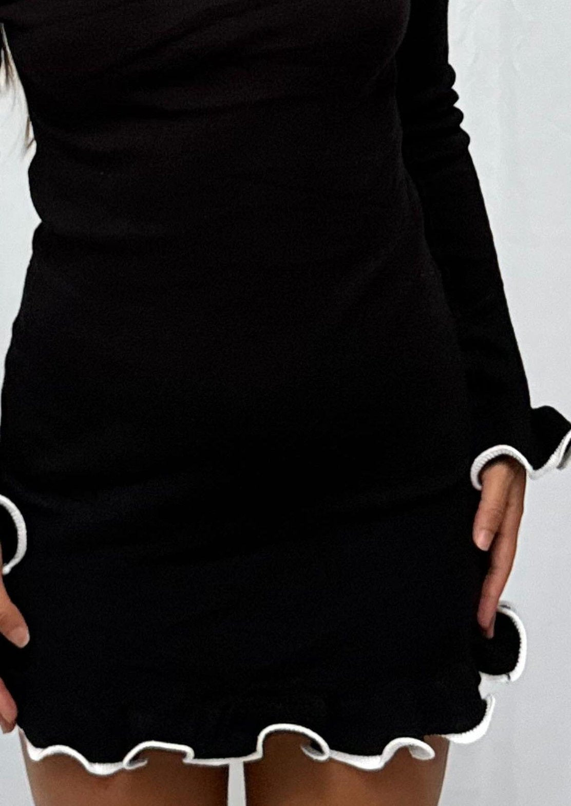 Robe courte en maille stretch - Charme