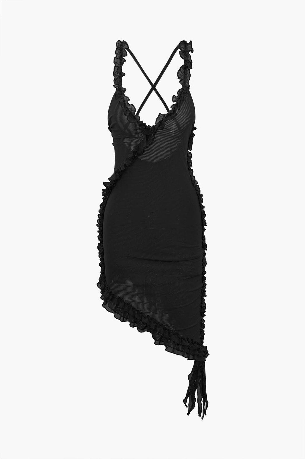 Vue complète robe moulante parfaite