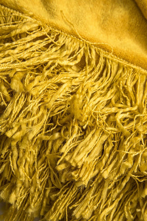Mini robe franges détail tissu crystal
