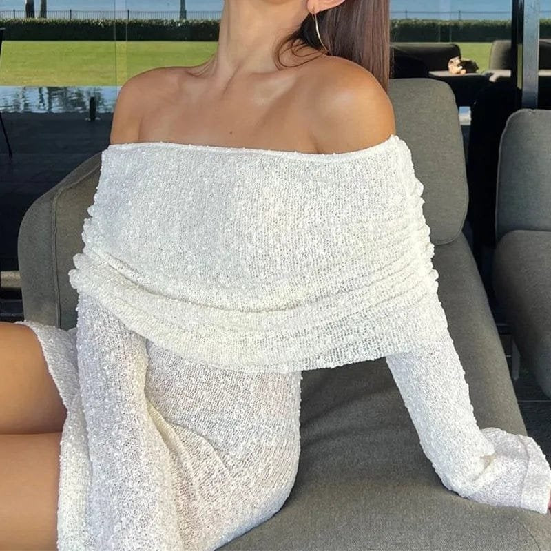 Robe courte brillante lune