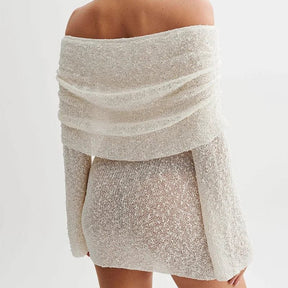 Mini robe scintillante soleil