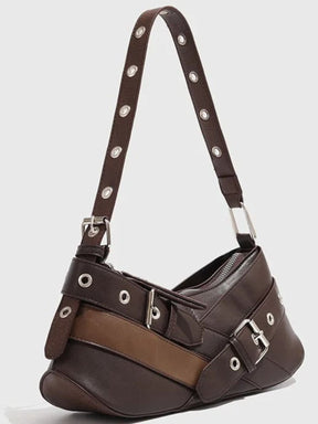 Sac bandoulière noir vue côté étincelant