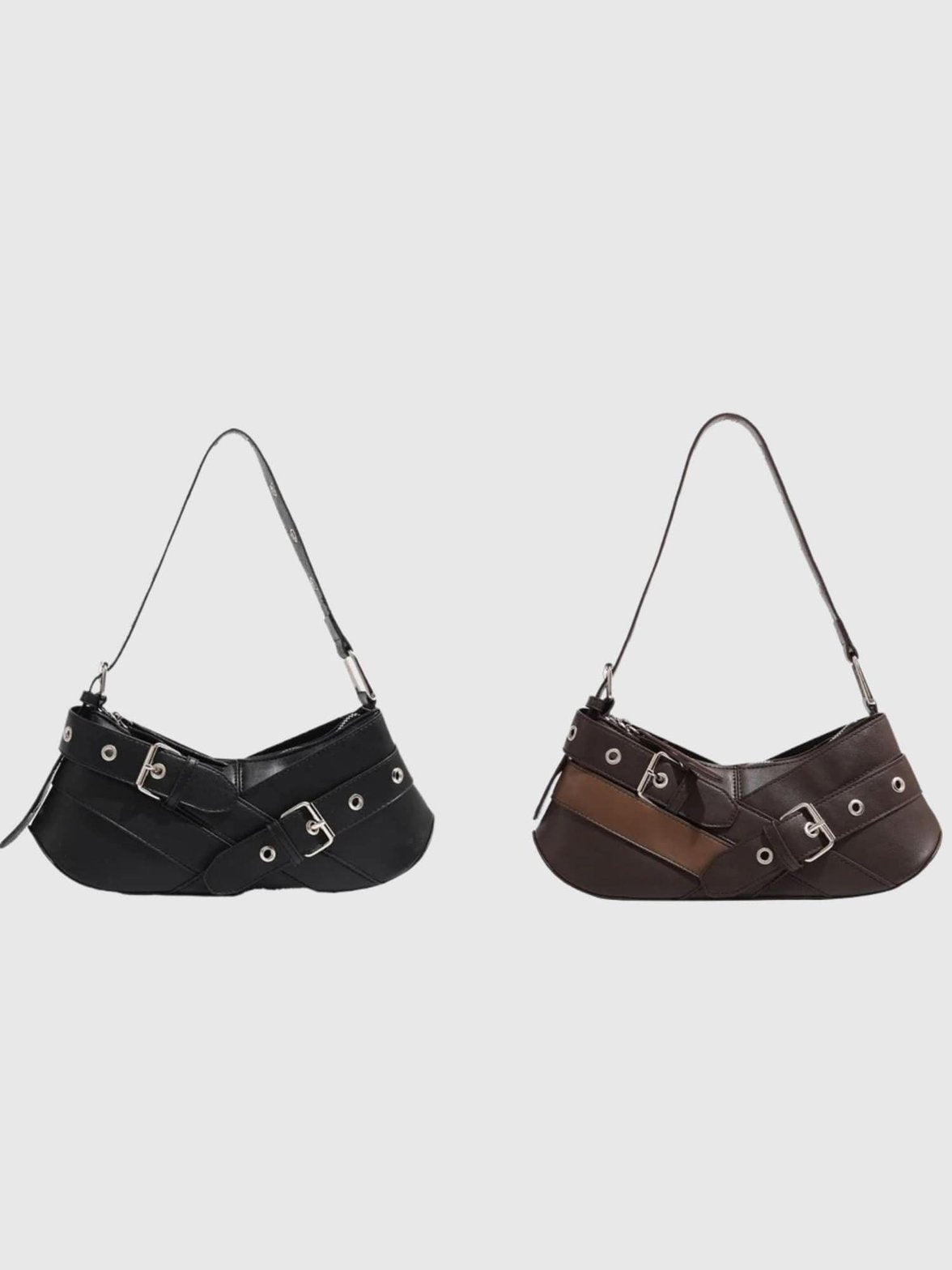 Sac bandoulière noir vue arrière gracieux