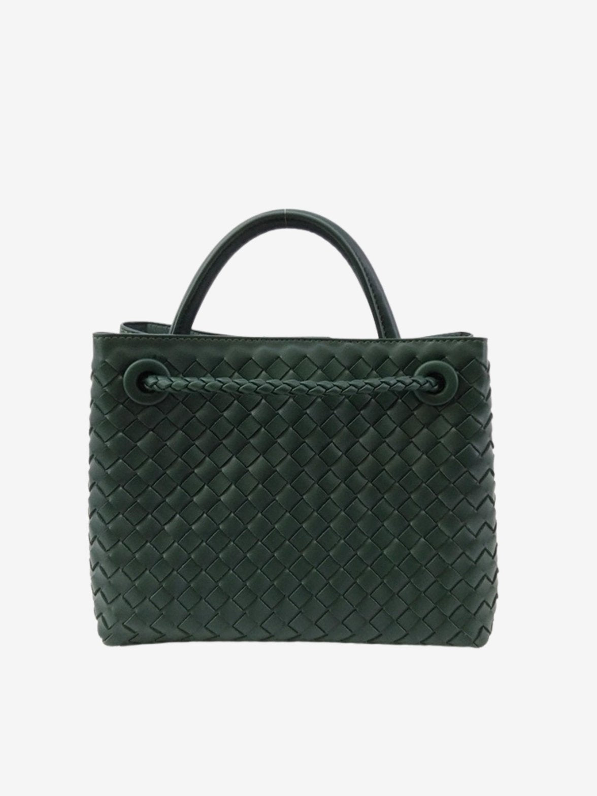 Mini sac tressé détail poignée doux