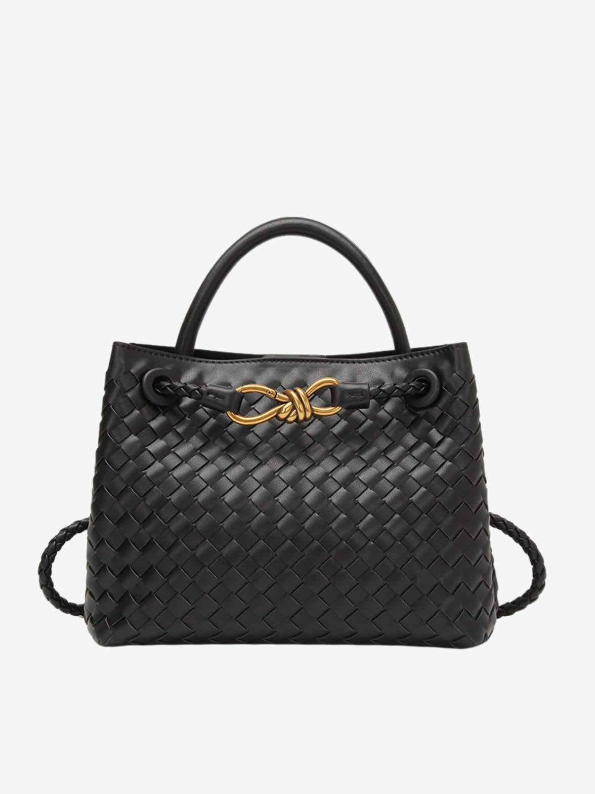 Mini sac tressé vue intérieure paisible