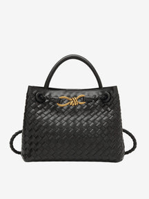 Mini sac tressé vue intérieure paisible
