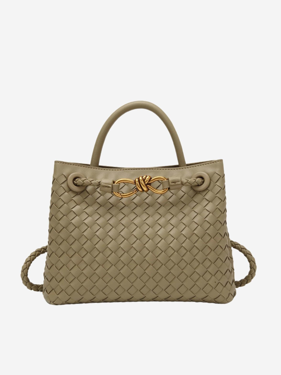 Mini sac tressé vue ensemble doux