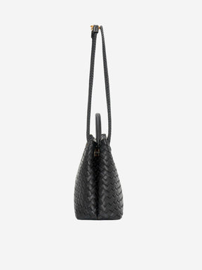 Mini sac tressé détail fermoir zen