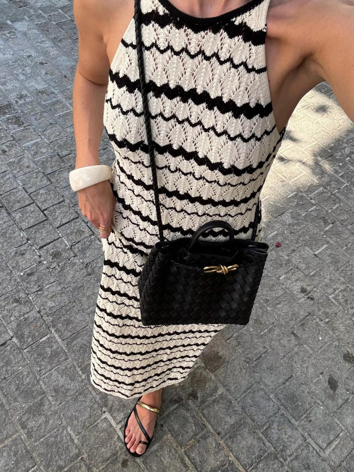 Mini sac tressé style quotidien vivant