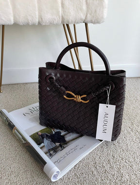 Mini sac tressé style urbain libre