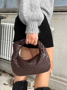 Sac à main noir design océan