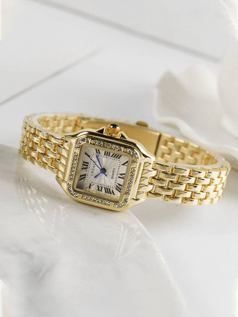 Montre premium vue de face jade