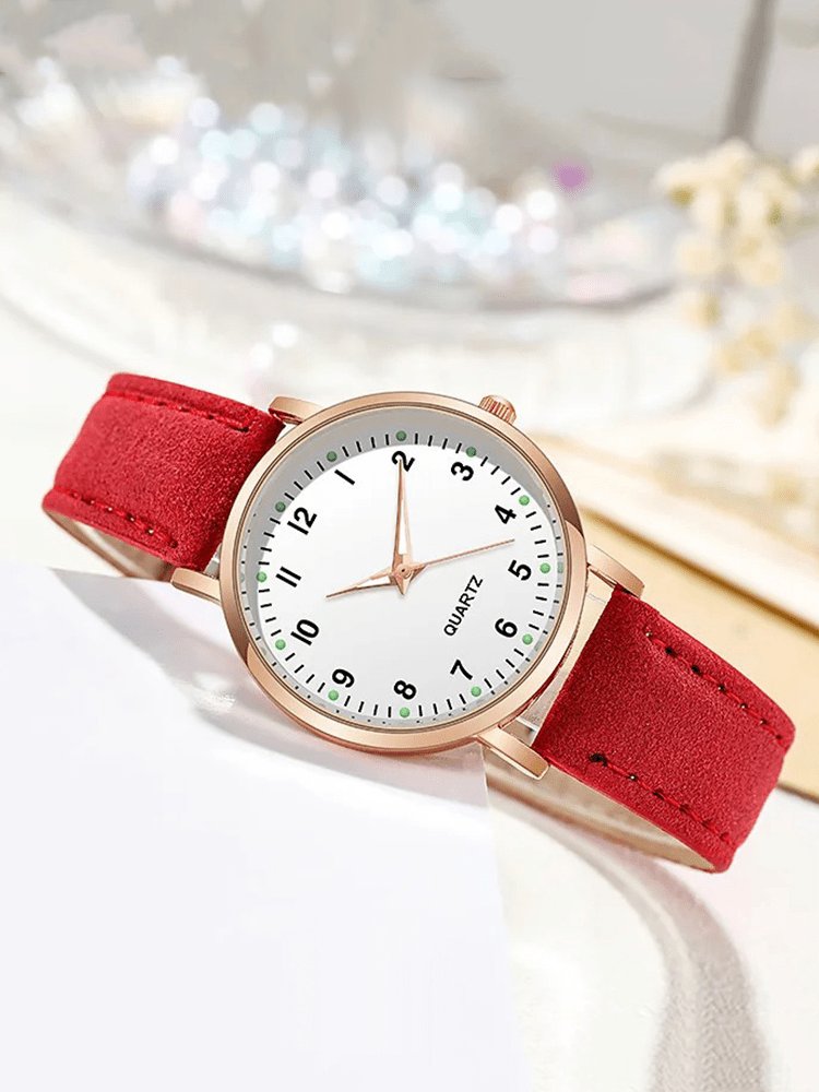 Montre sophistiquée Valeria or rose vue détaillée cristal