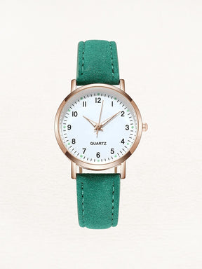 Montre Valeria portée au poignet rosée