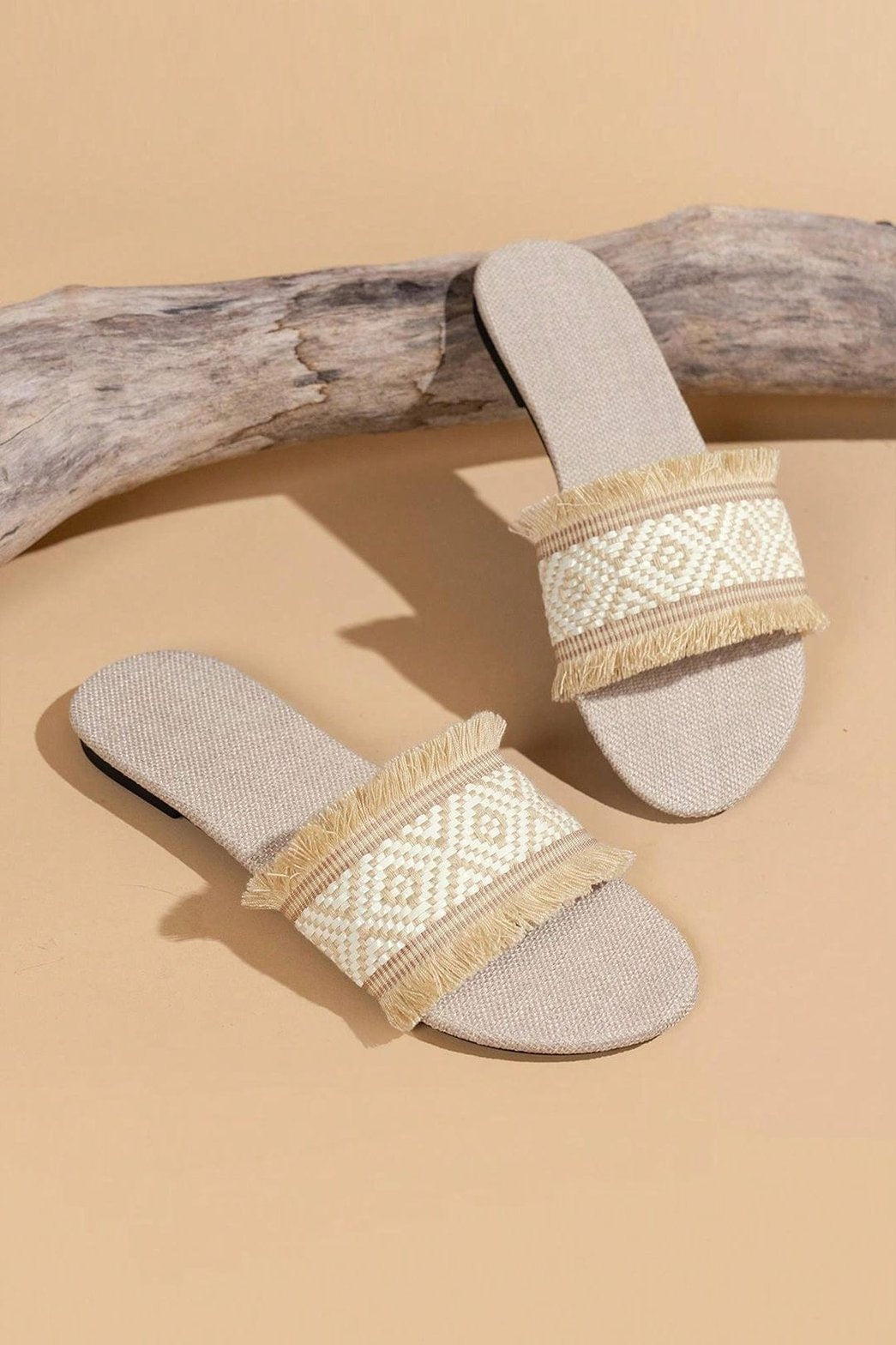 Sandales d'été à motifs ethniques vague