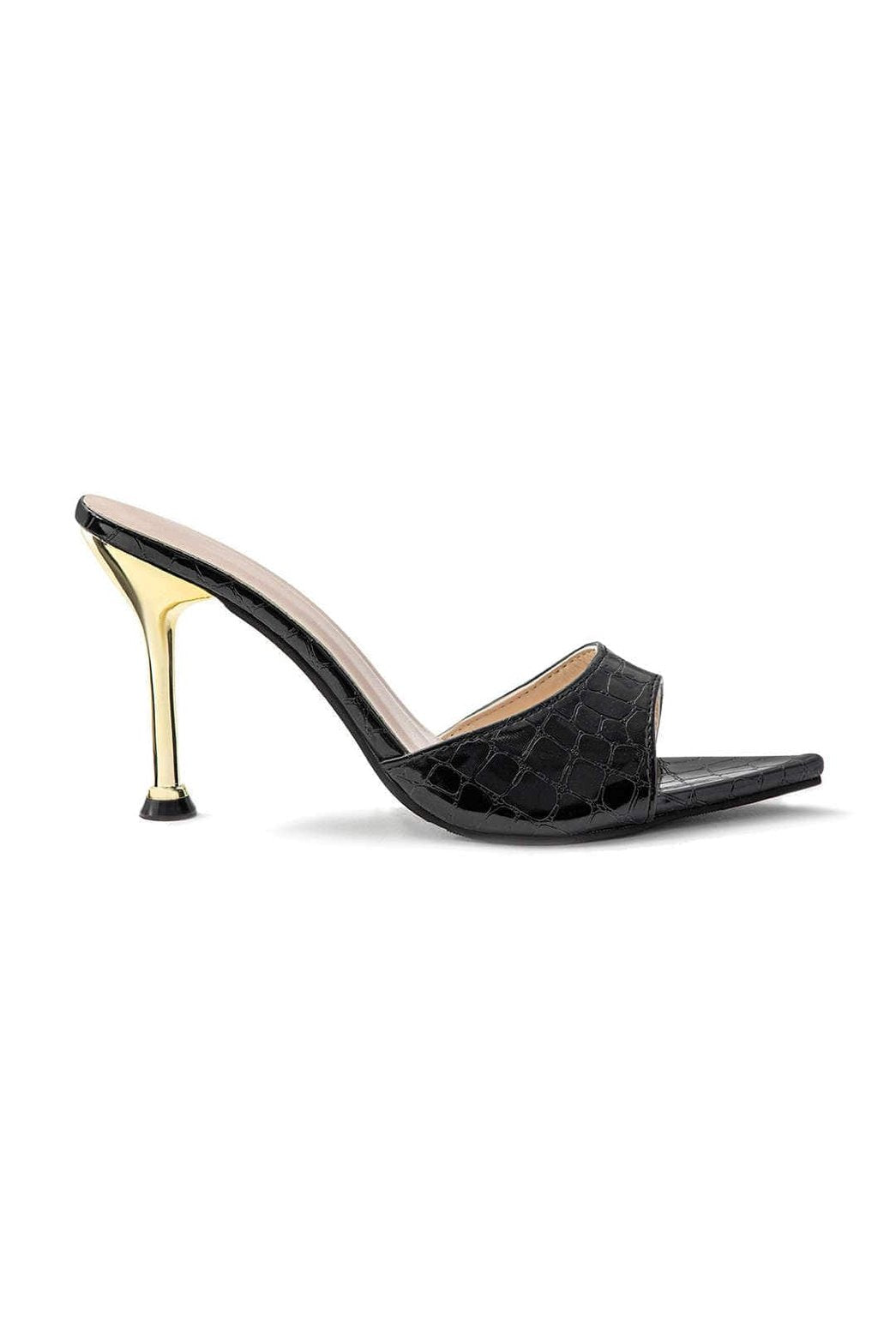 Mules à talons hauts vue de dessus sublime