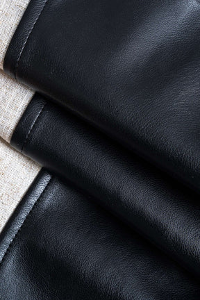 Pantalon bicolore détail tissu nuage