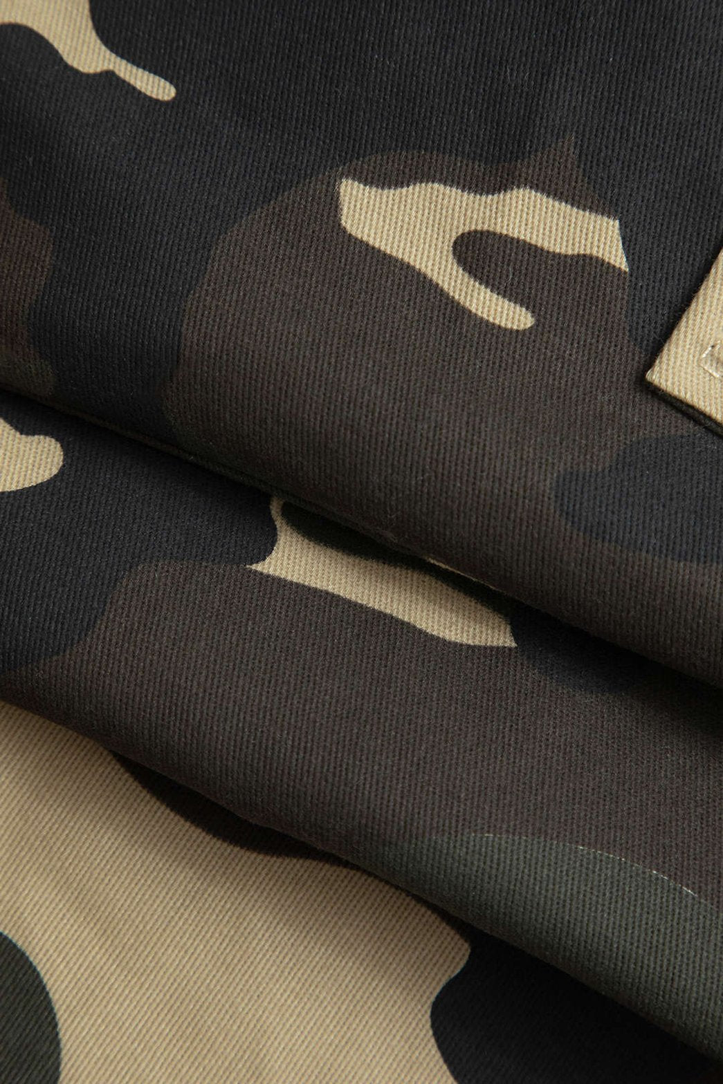 Pantalon streetwear camouflage coupe ample étoile