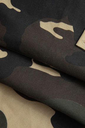 Pantalon streetwear camouflage coupe ample étoile