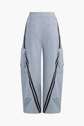 Pantalon cargo détail poches orage