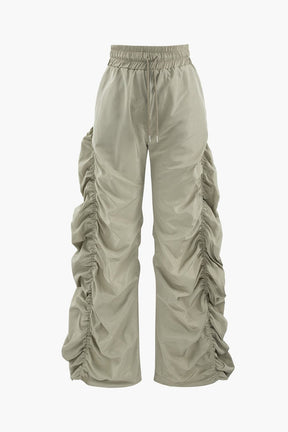 Pantalon cargo noir vue côté lune