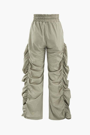Pantalon cargo noir vue arrière nuage