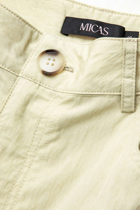 Pantalon cargo beige vue arrière lune