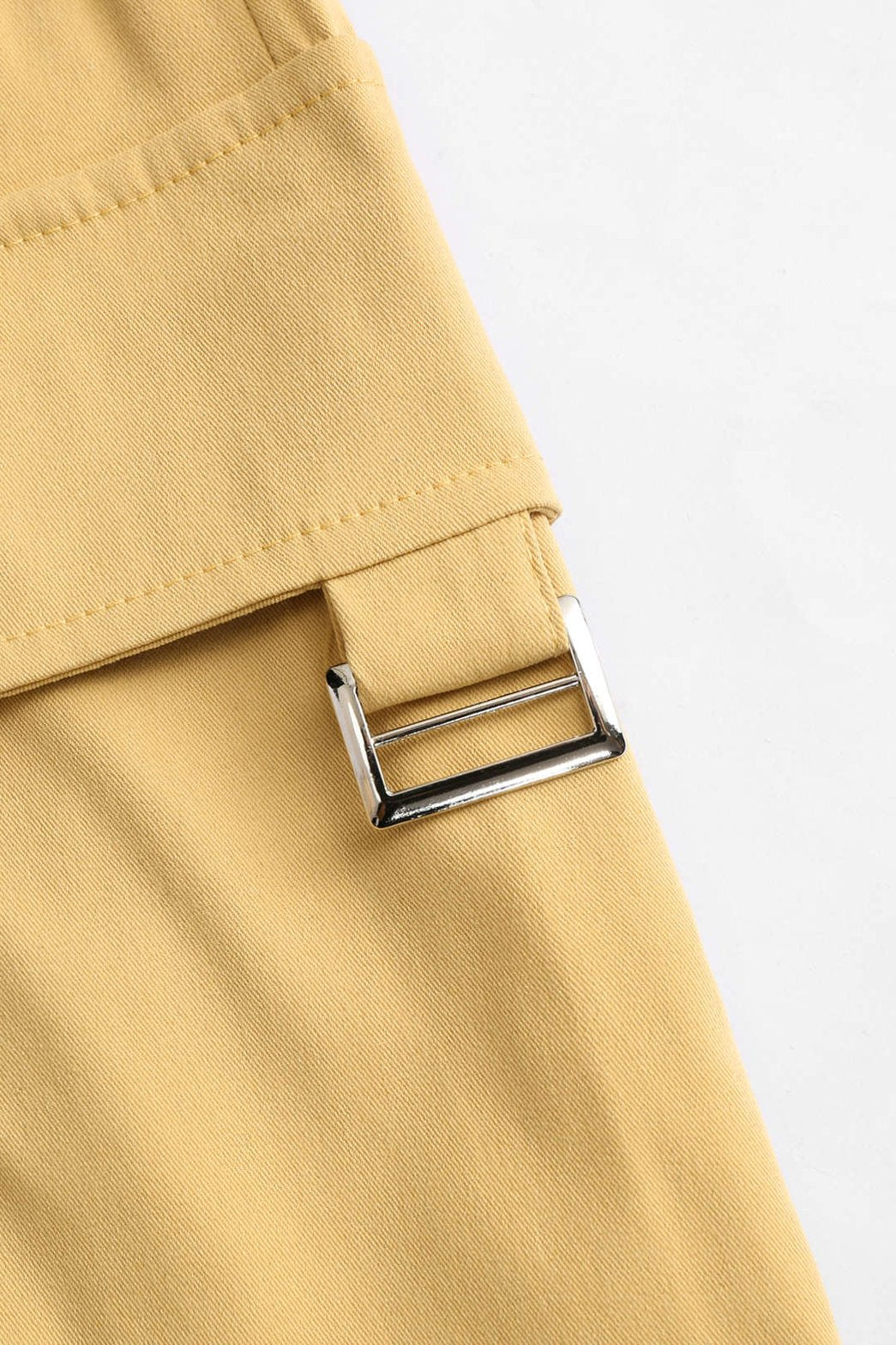 Pantalon cargo beige large vue détails lune