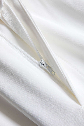 Pantalon cargo blanc coupe ample étoile