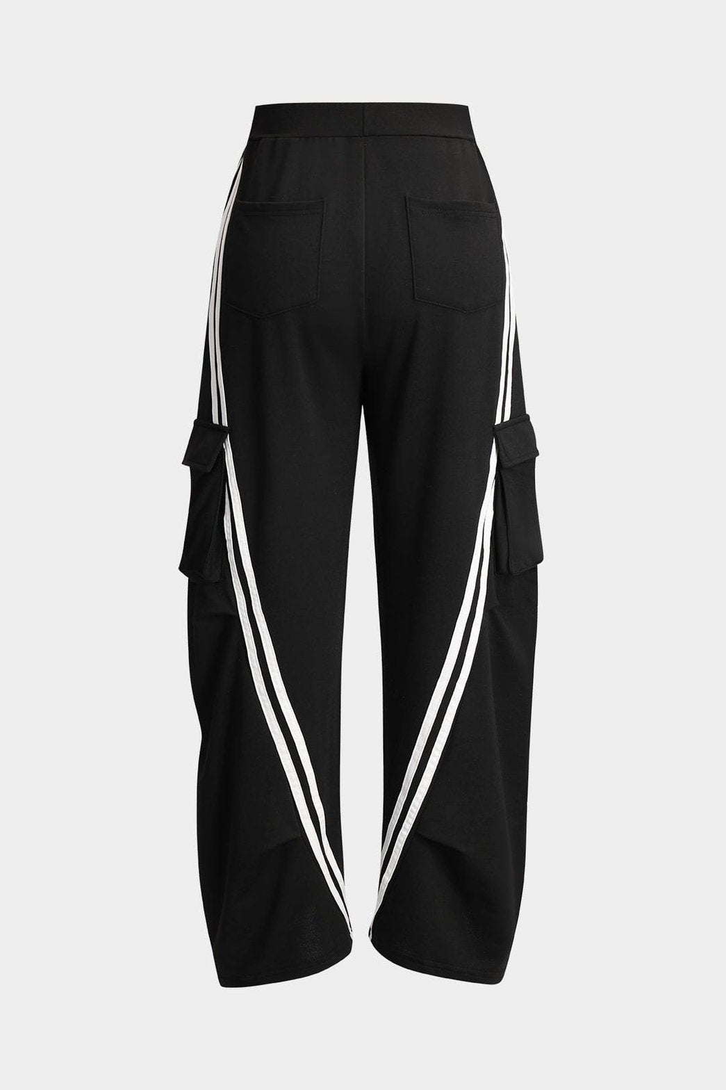 Pantalon cargo sportif vue de côté étoile