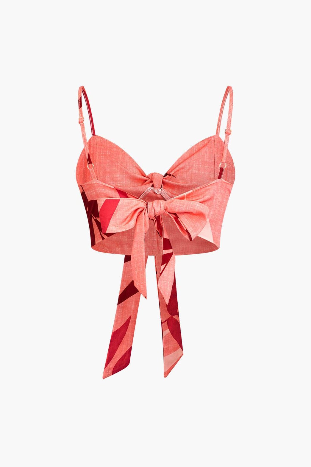 Pantalon Élégant Motif Bambou