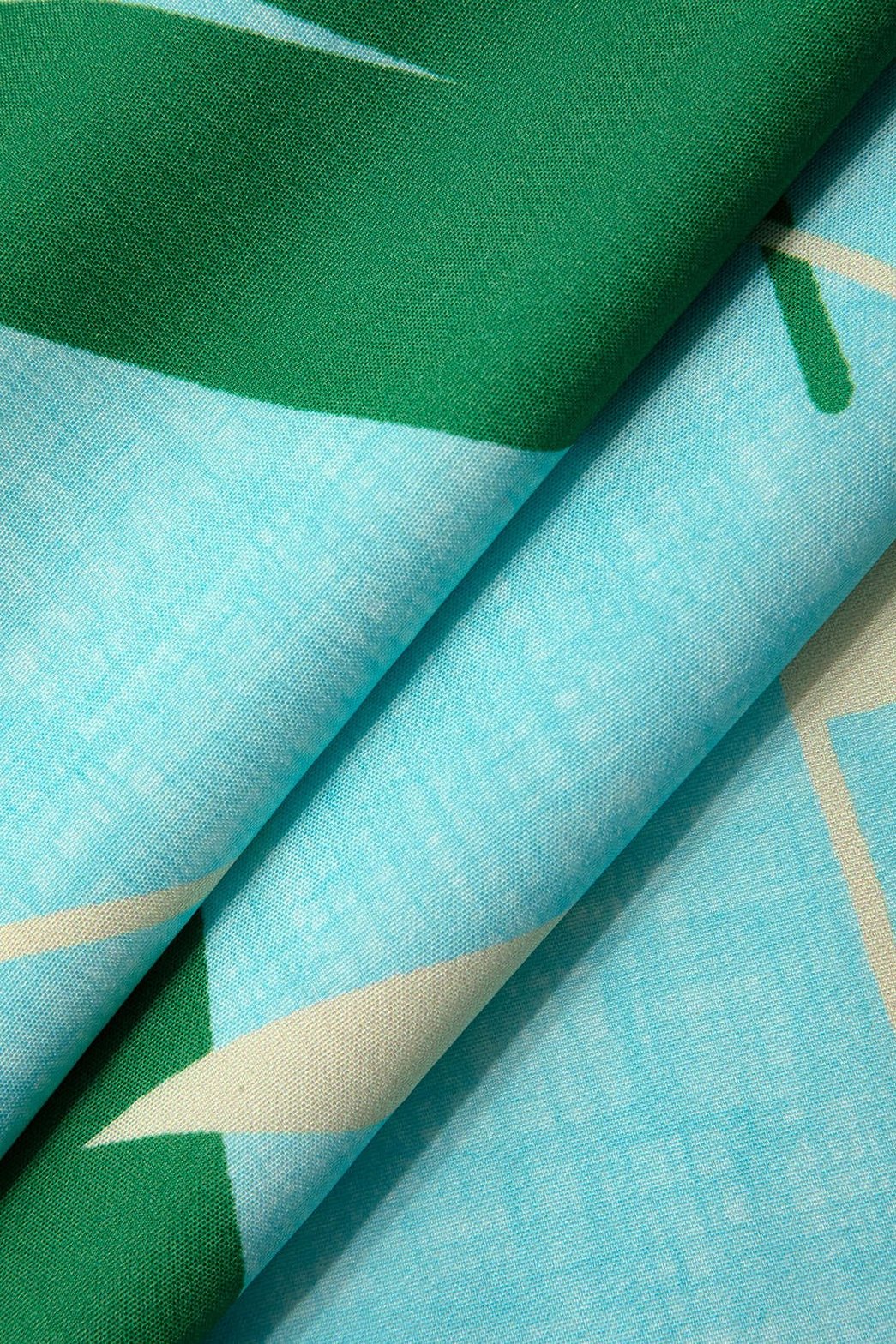 Pantalon Élégant Motif Bambou