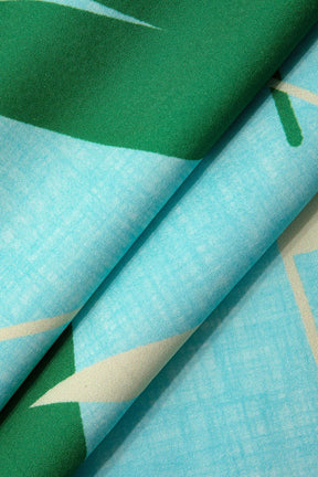 Pantalon Élégant Motif Bambou