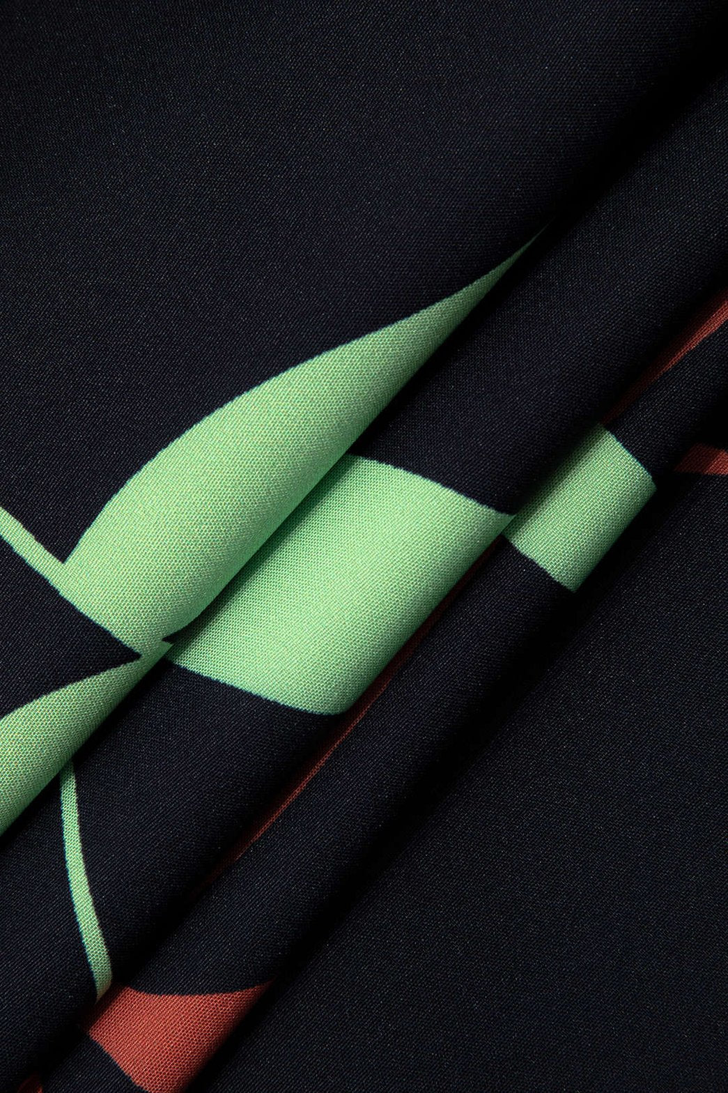 Pantalon Élégant Motif Bambou