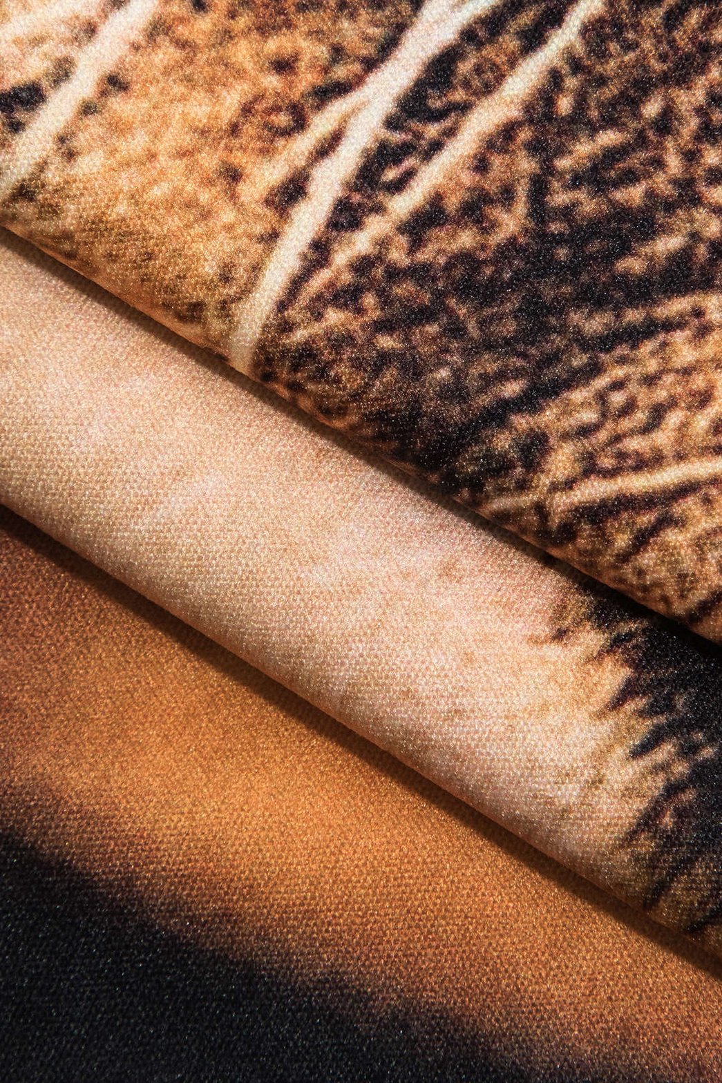 Pantalon taille haute tigré vue arrière étoile