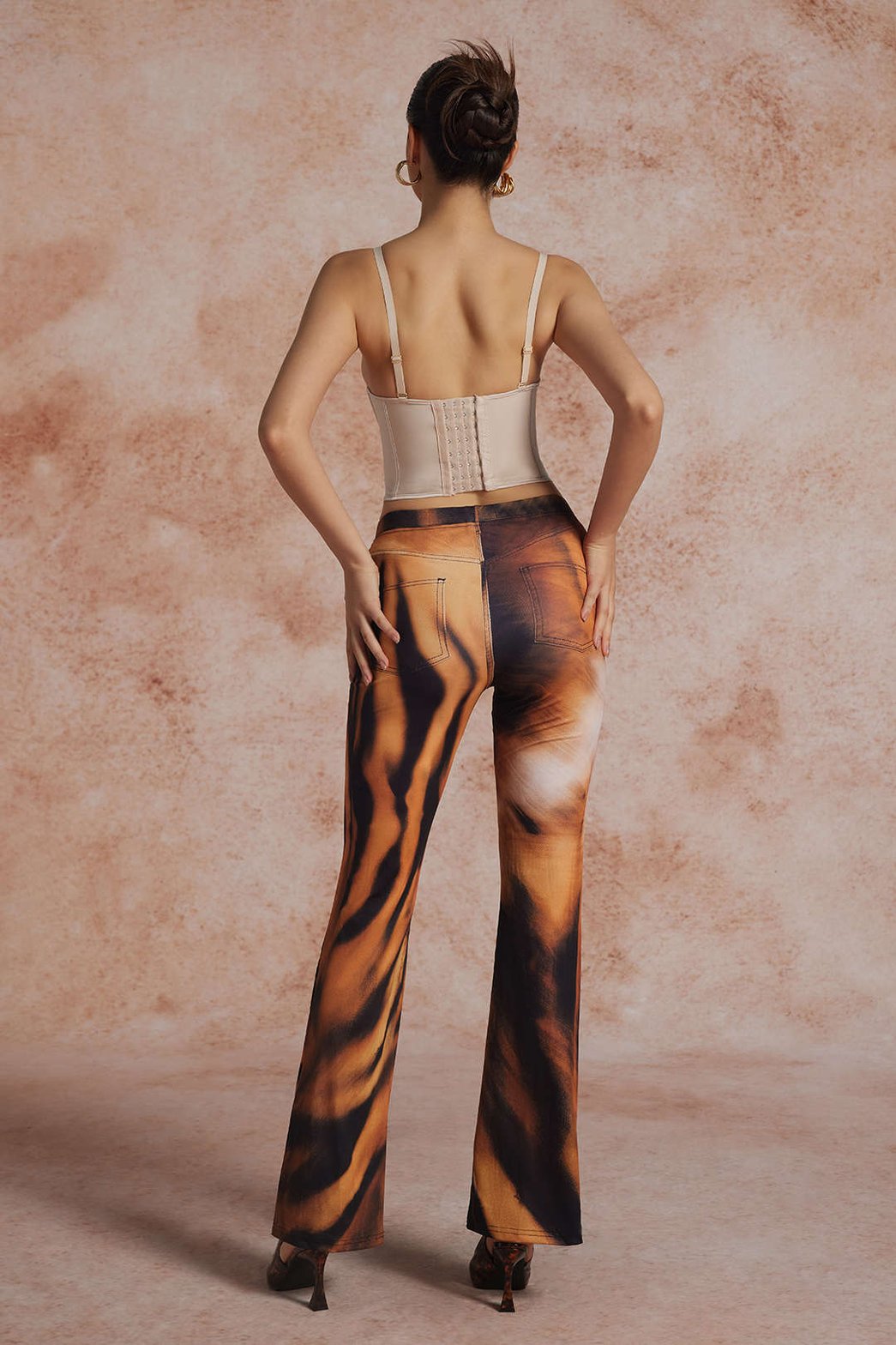 Pantalon tigré look complet pluie