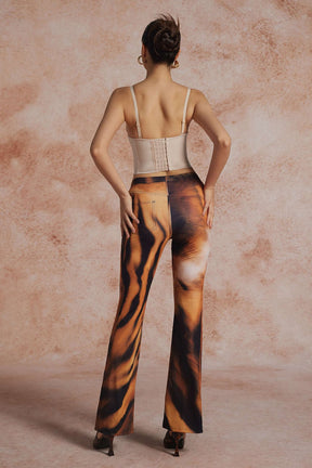 Pantalon tigré look complet pluie