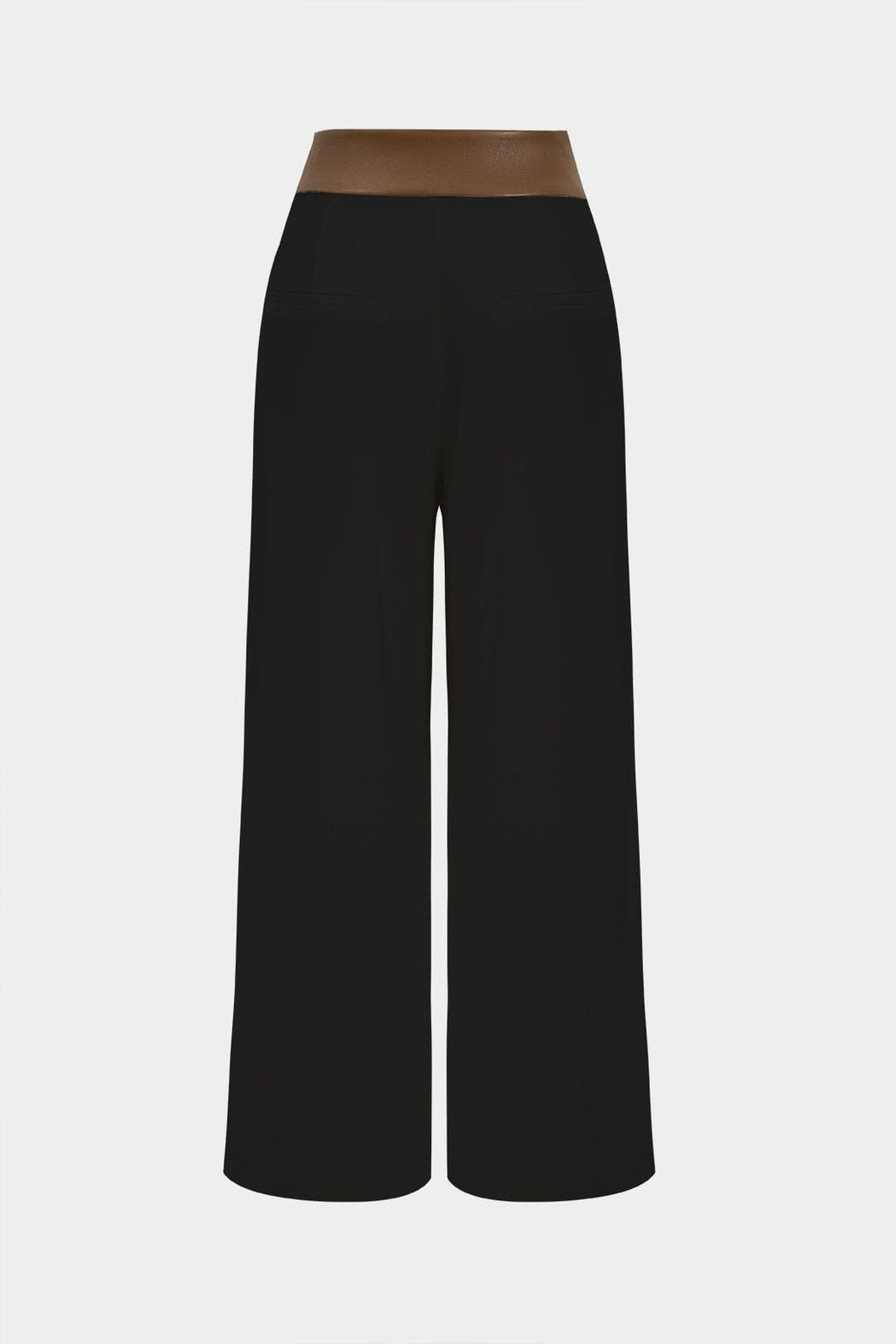Pantalon élégant deux tons ivoire