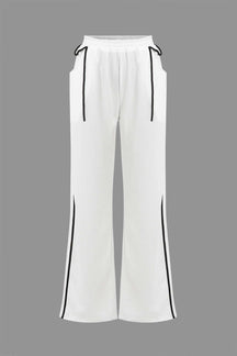 Pantalon blanc sport élégant douceur