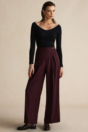 Pantalon asymétrique vue complète - sobriété