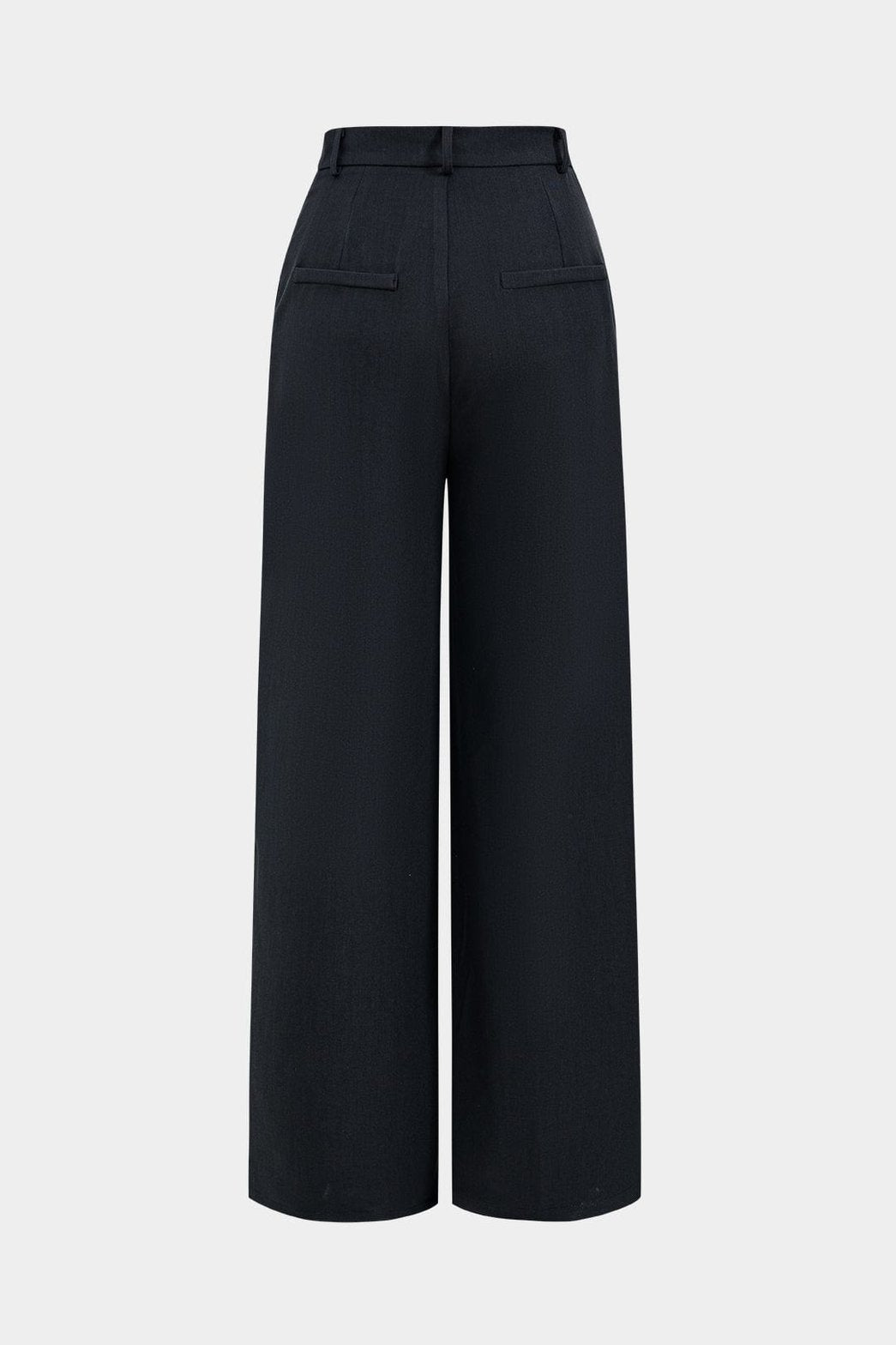 Pantalon large noir élégant étoile