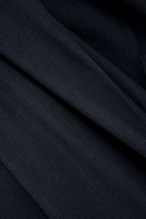 Pantalon large noir asymétrique lune