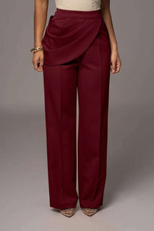Pantalon large beige grâce