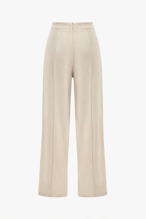 Pantalon large asymétrique douceur